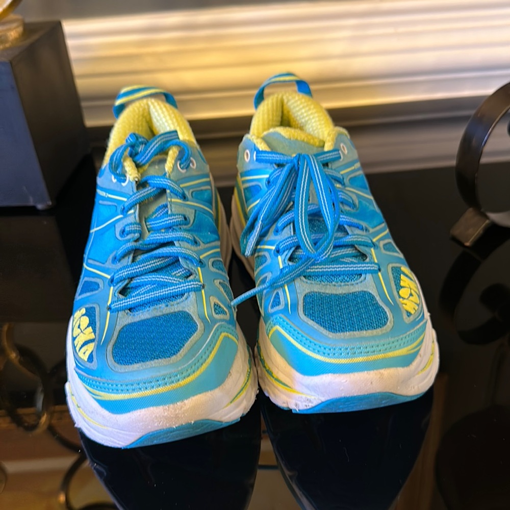 HOKA running shoes in great condition.